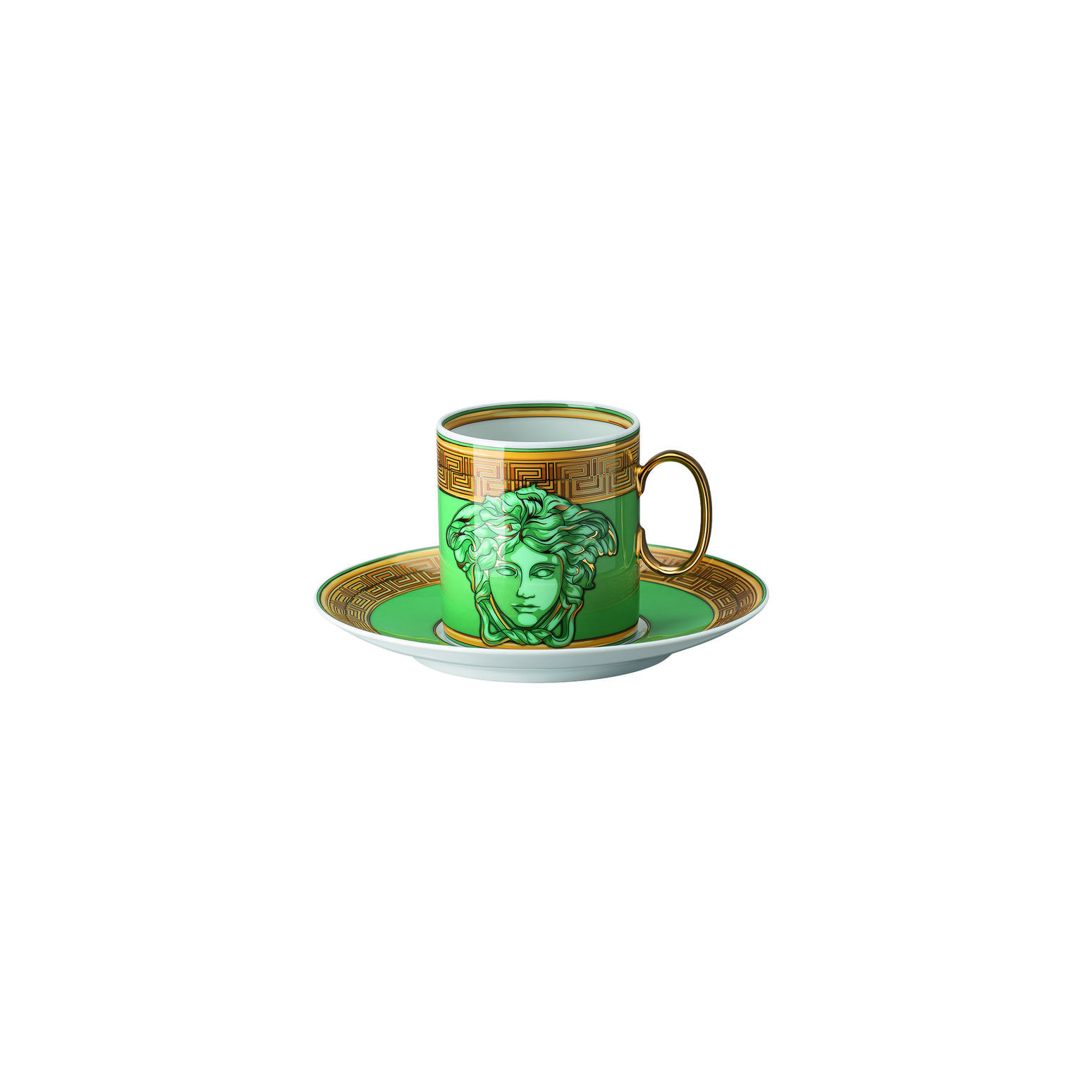Medusa Amplified Green Coin Kaffeetasse 2-tlg.