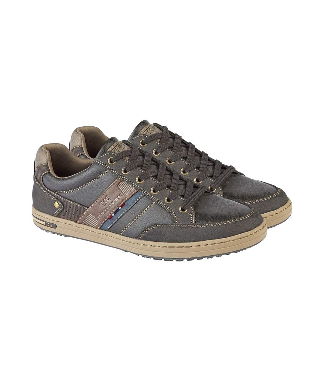 Route 21 - Chaussures décontractées - Homme (Marron foncé) - UTDF2013