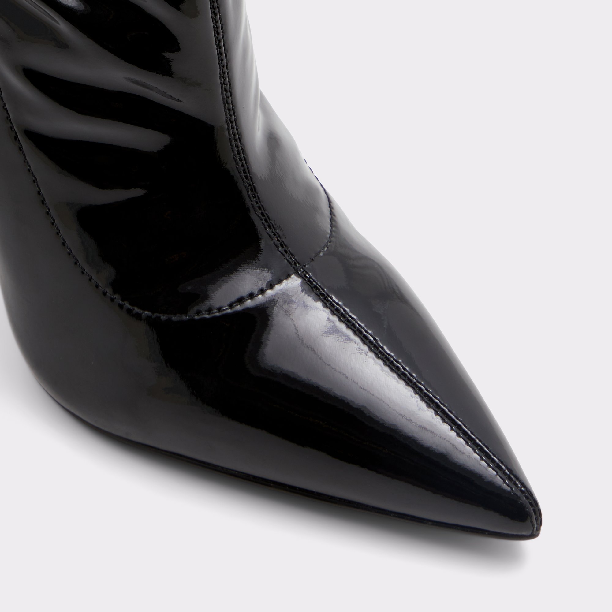 Nella Black Synthetic Patent Women Dress boots