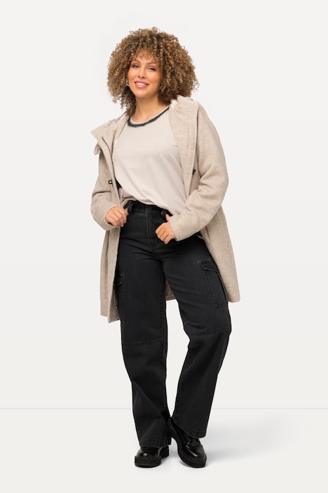 Cargojeans Mandy, weites, gerades Bein, Taschen
