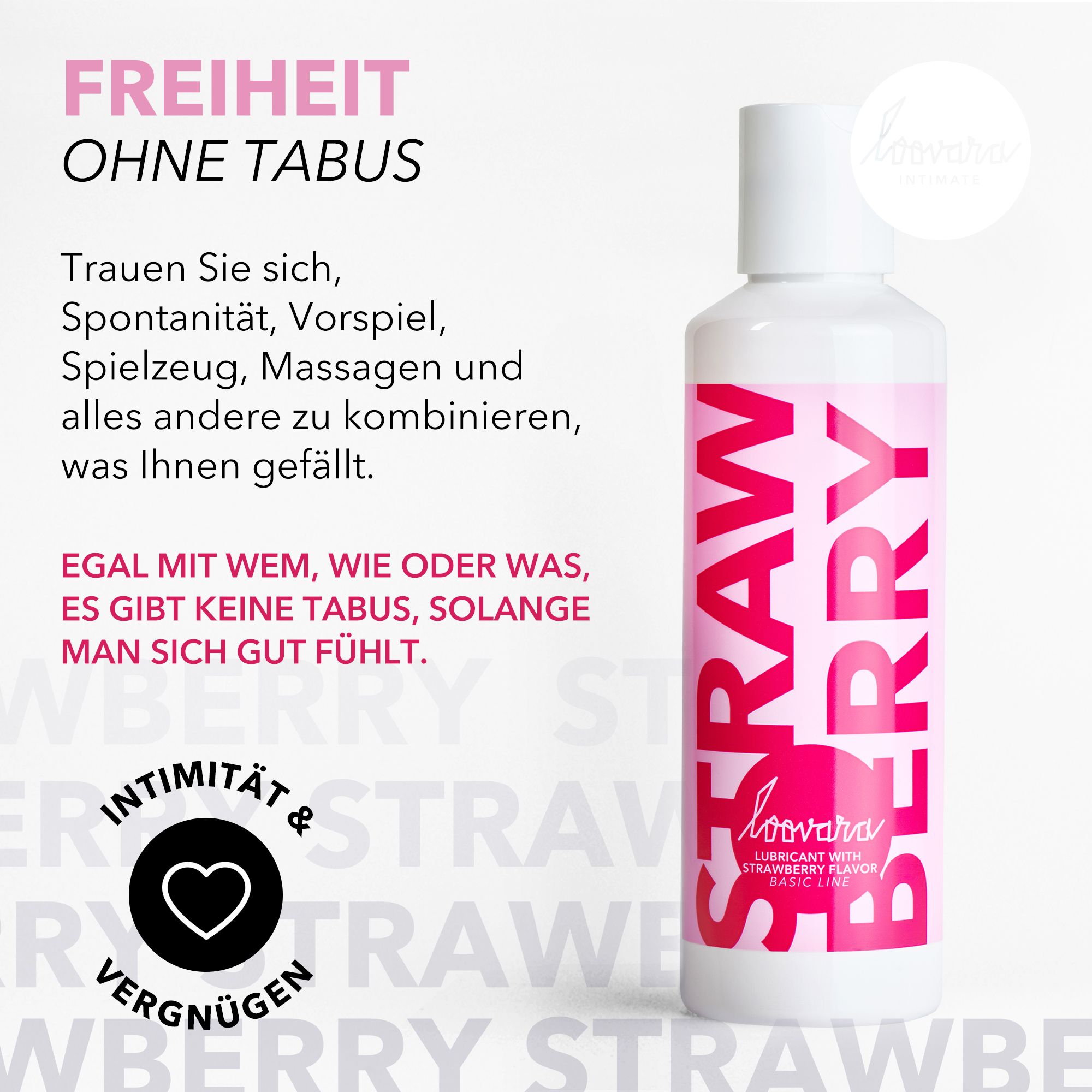 Loovara Gleitgel-Gleitmittel - STRAWBERRY