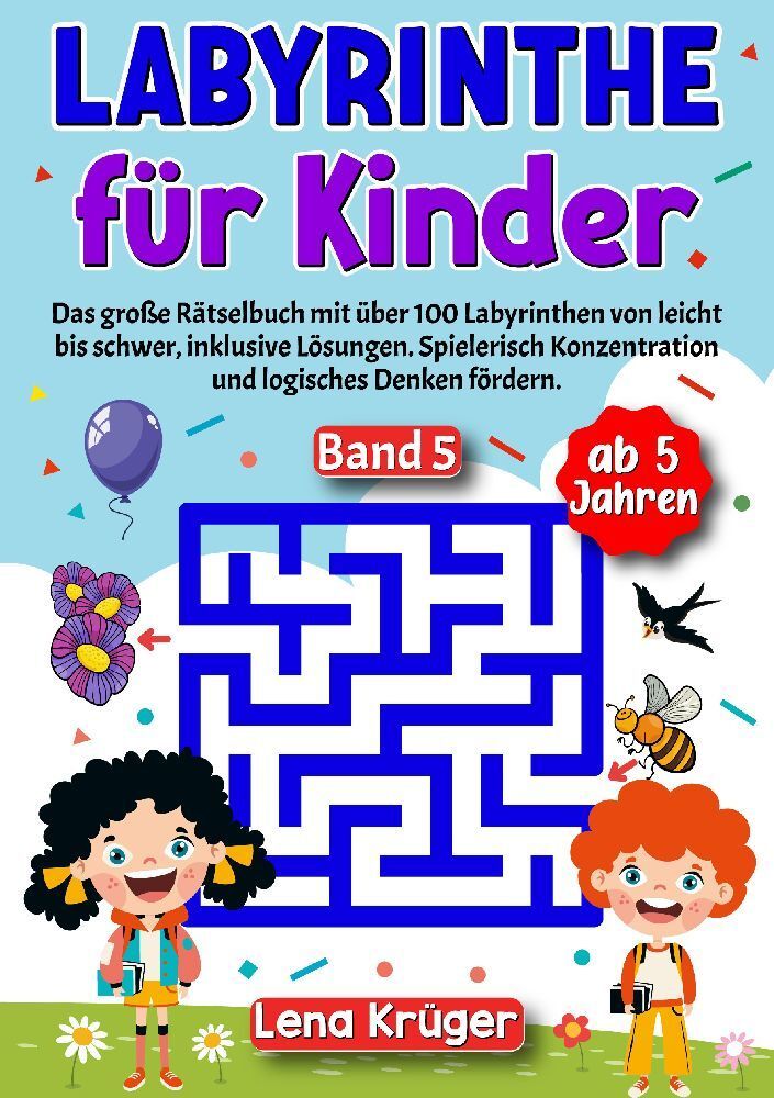 Labyrinthe für Kinder ab 5 Jahren - Band 5