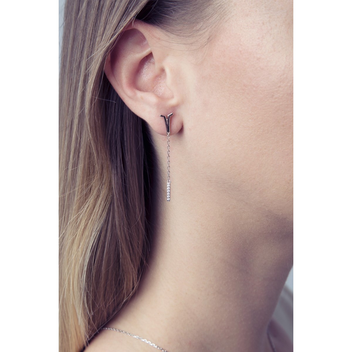 Boucles d'oreilles pendantes en Argent