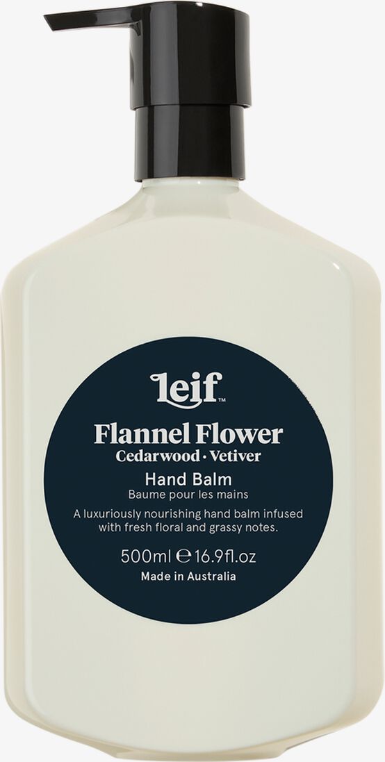 leif handverzorging flannel flower hand balm 500ml