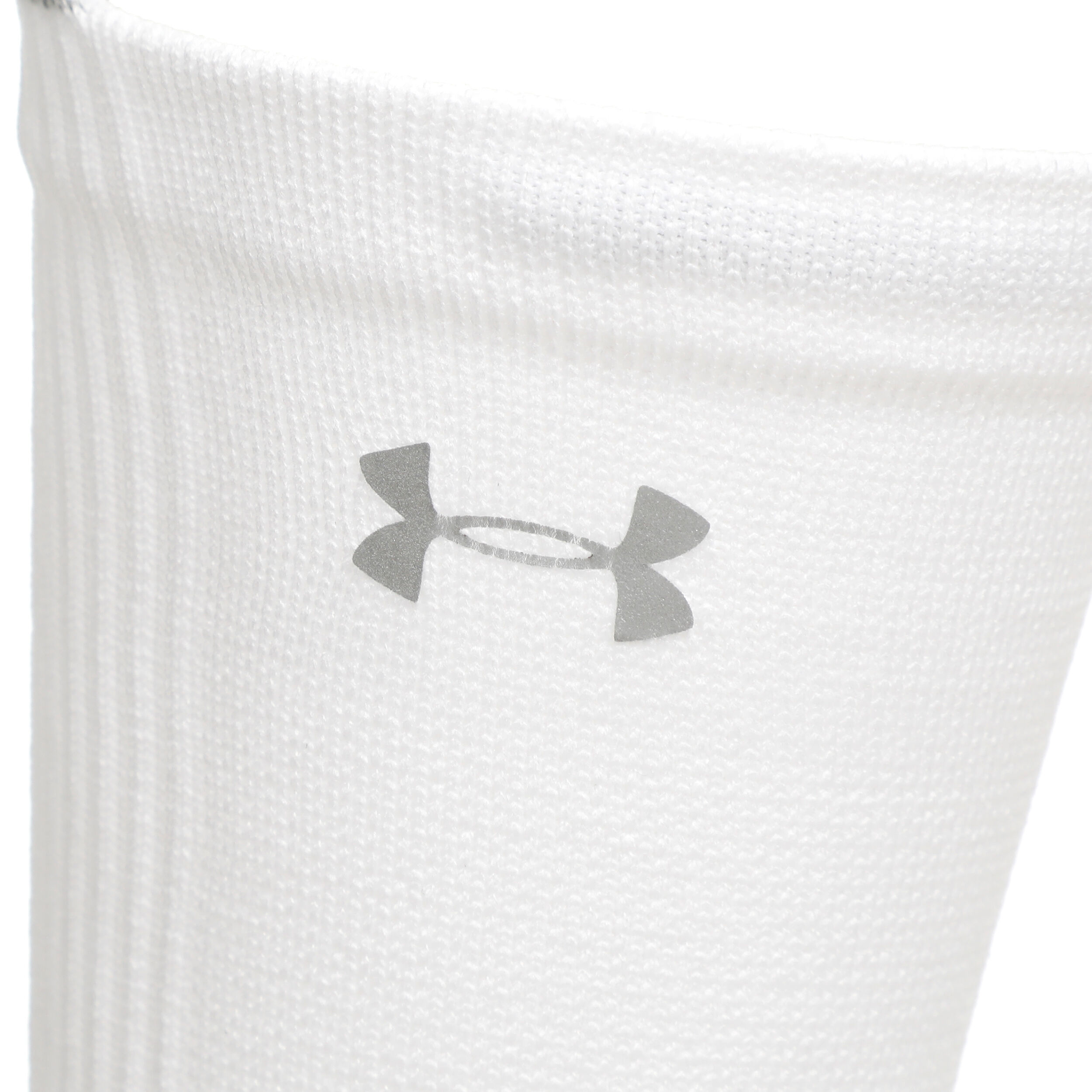 Under Armour AD Run Cushion Chaussettes De Running - Blanc , Gris