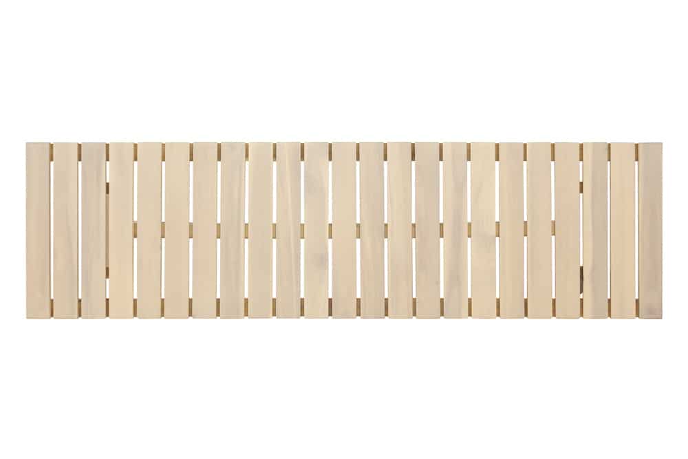 In- und Outdoor Sitzbank BALI 110cm natur hell Akazienholz wetterfest Balkonbank