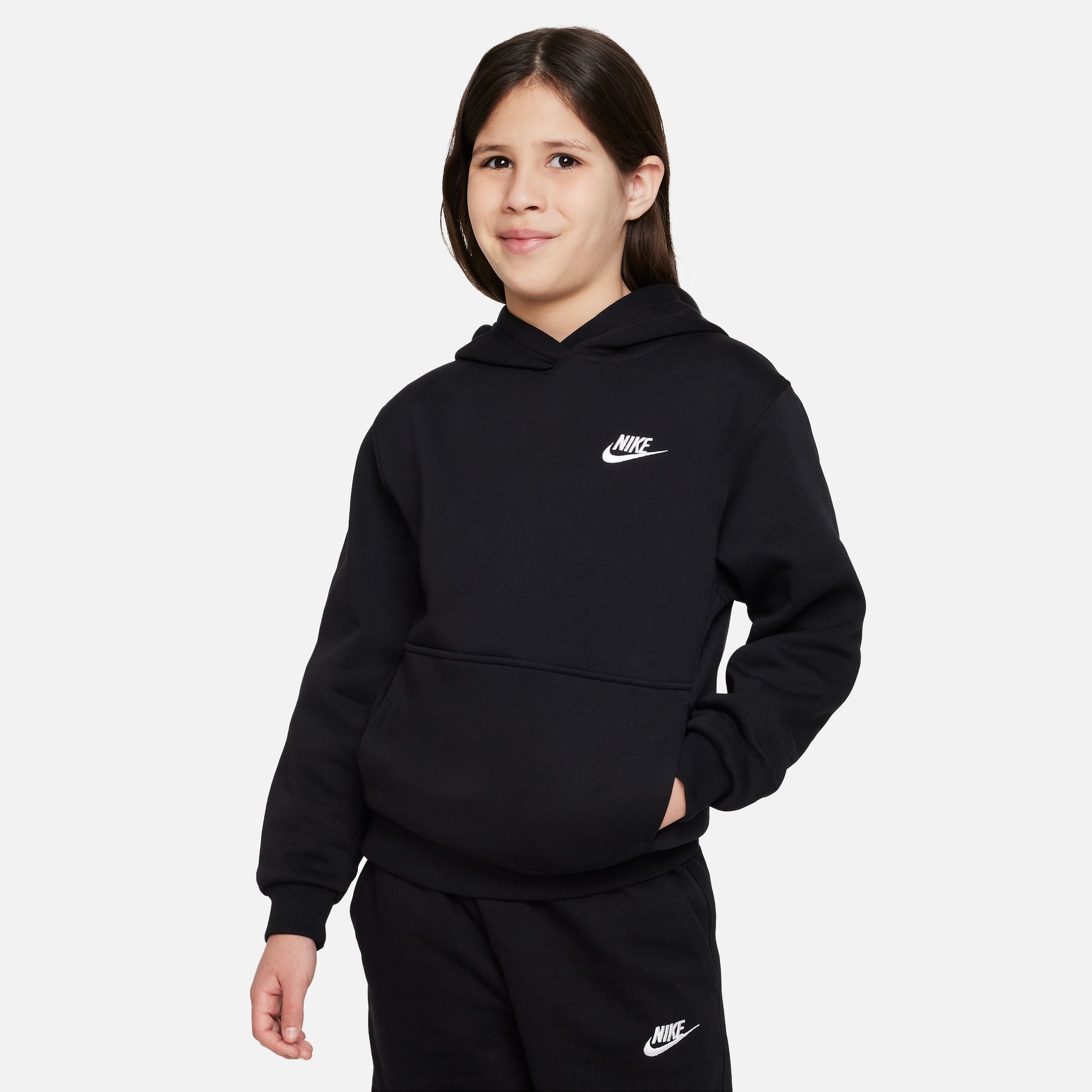 Nike Sportswear Kapuzensweatshirt »K NSW CLUB FLC HDY LBR«