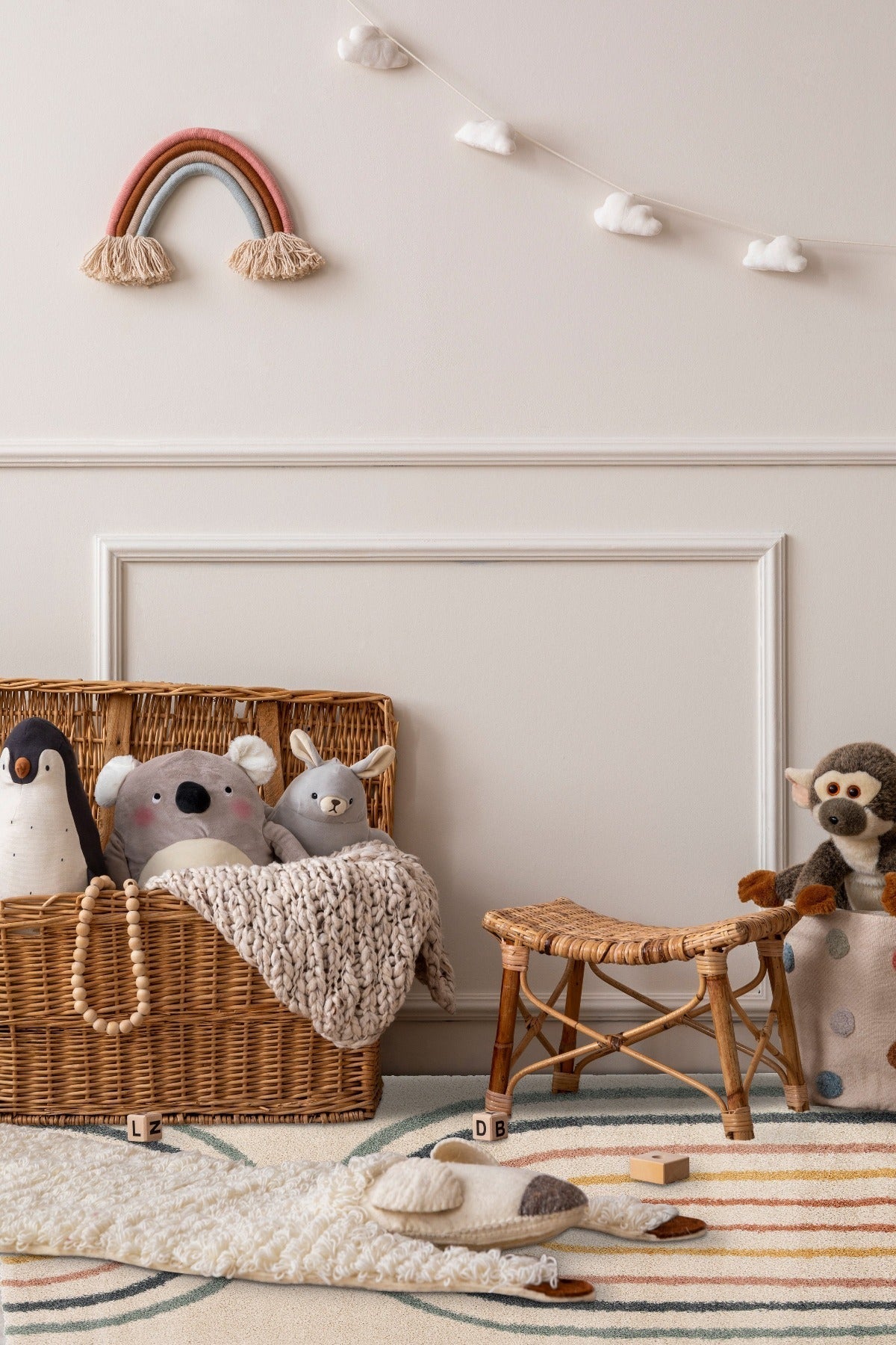 AFK Living vloerkleed Harmoni - voor kinderen - veelkleurig