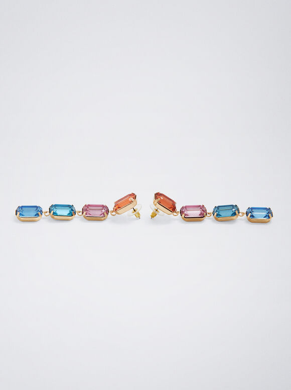 Pendientes Cristales Multicolor - Multicor
