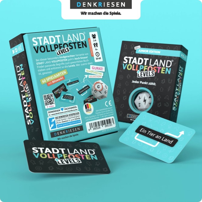 Stadt Land® Vollpfosten - Levels - Junior Edition - Jeder Punkt zählt