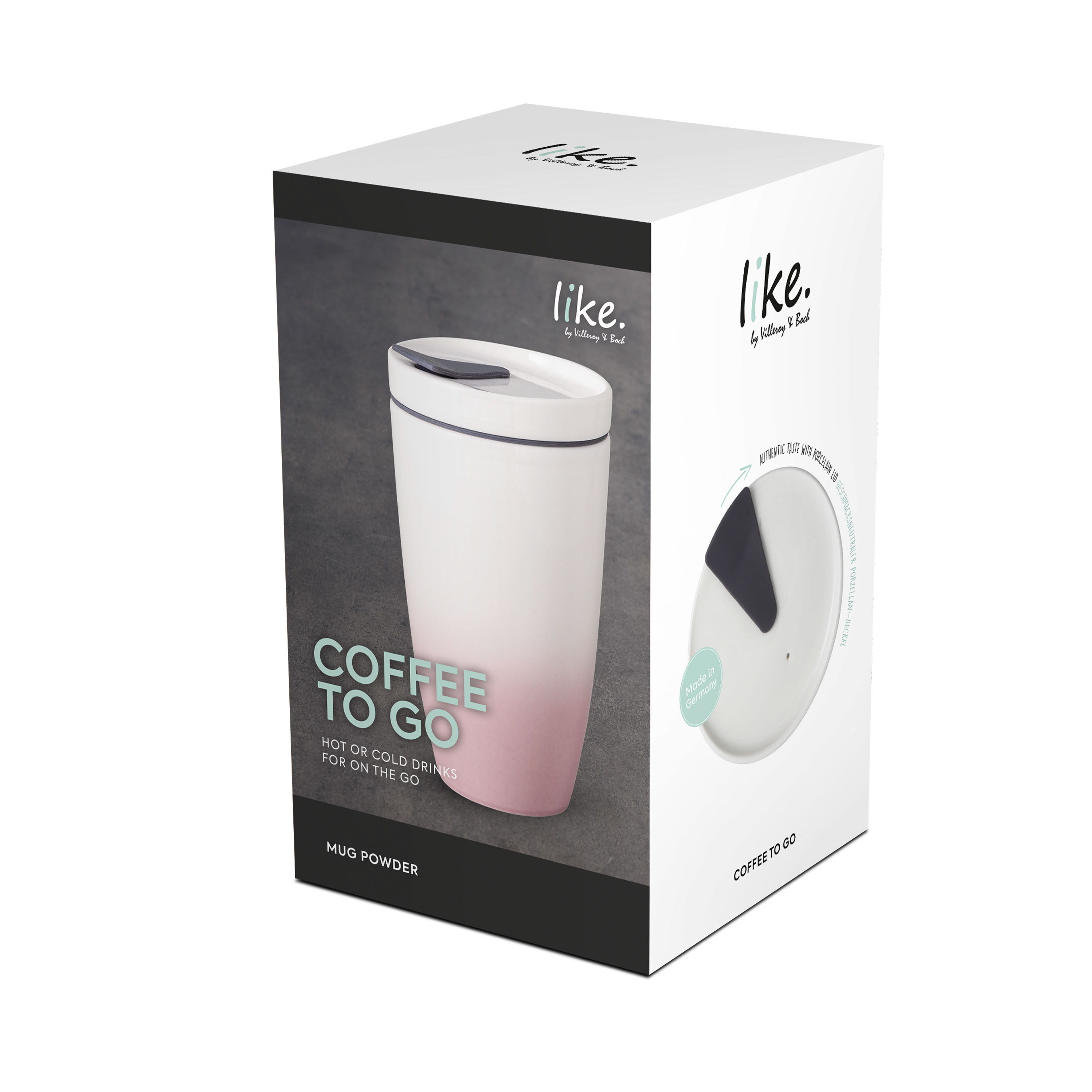 To Go Travel coffee mug White, 11.9 oz