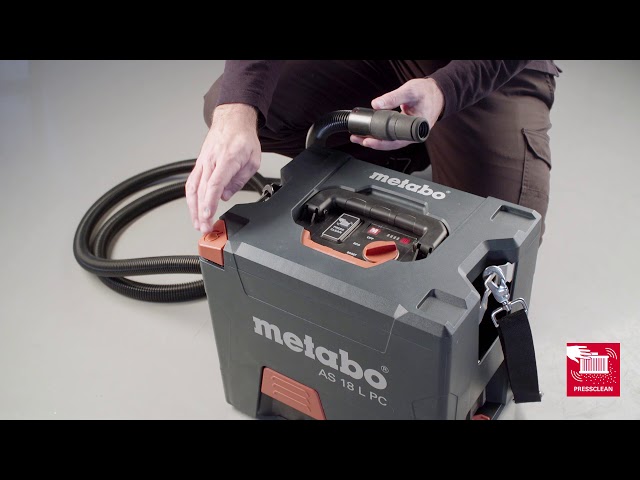 Metabo AS 18 L PC Li-Ion accu alleszuiger / bouwstofzuiger body - L-Klasse - 7,5L