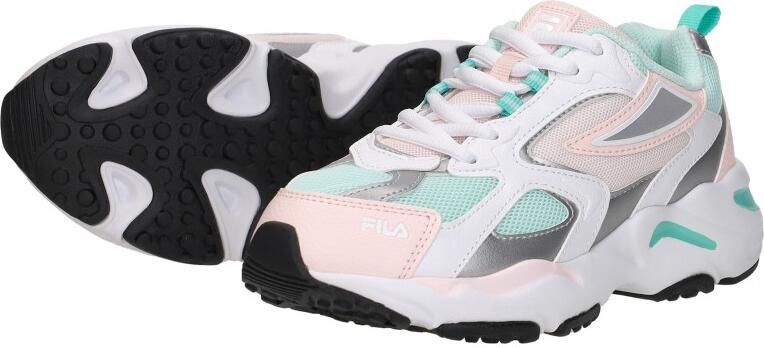 Fila Ray Tracer sneakers turquoise lichtroze