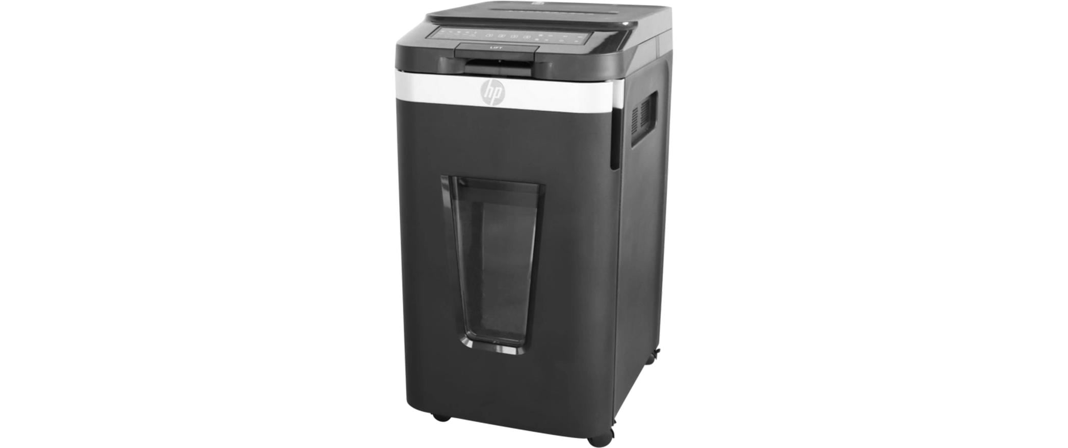 Aktenvernichter HP ProShred Auto 400CC P4, 400 Blatt<br>Sicherheitsstufe P-4, Cross Cut, 400 Blatt Schnittleistung