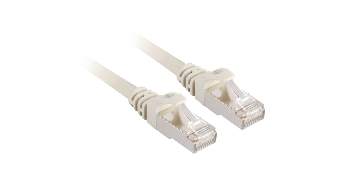 SharkoonPatchkabel SFTP, RJ-45 met Cat.6  (Grijs, 1,5 meter)