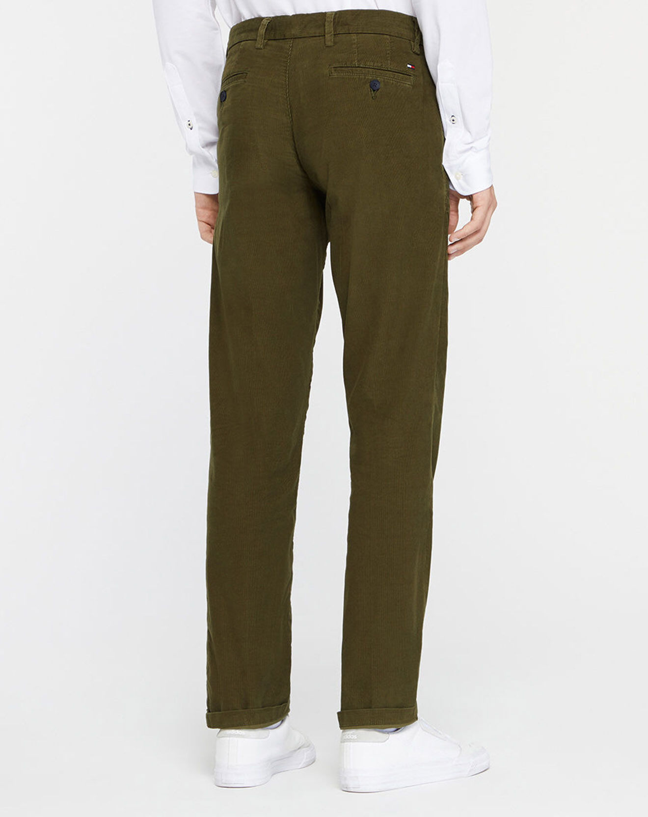 Tommy Hilfiger Pantalon Chino en Velours Denton Gmd kaki