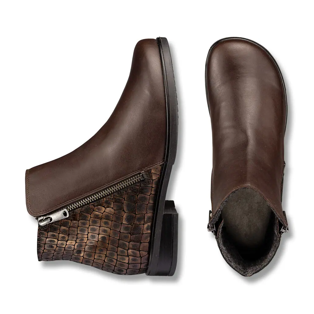 CORINNE SUTER - Stiefelette JULIETTE dunkelbraun