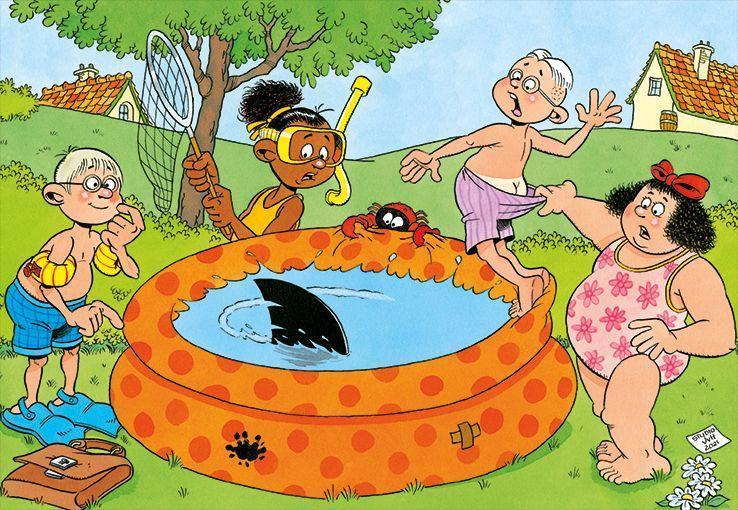 Jan van Haasteren Junior - Streiche im Pool
