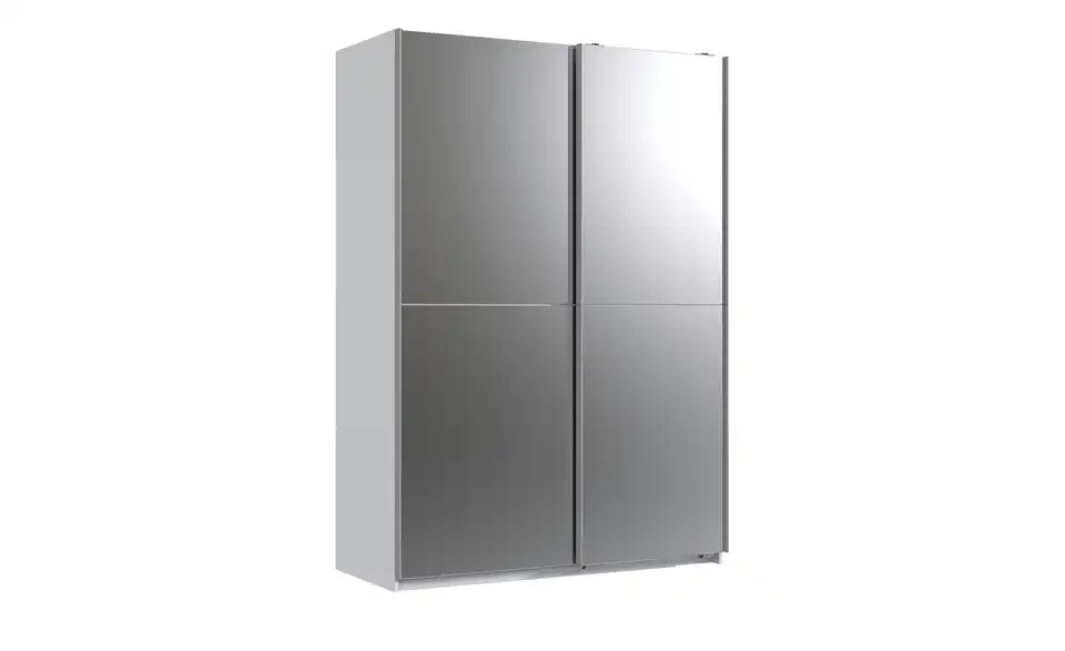 Schwebetürenschrank Queen 2 Stück 135 cm Weiß