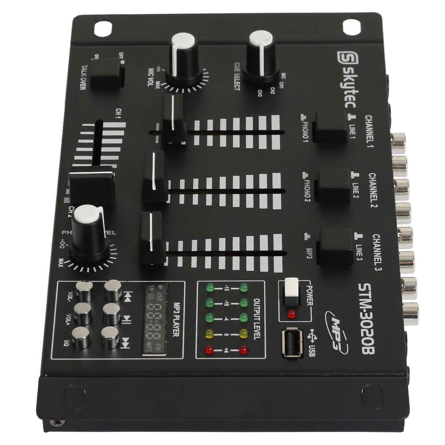 Skytec STM-3020B 6-kanaals DJ mixer USB/MP3