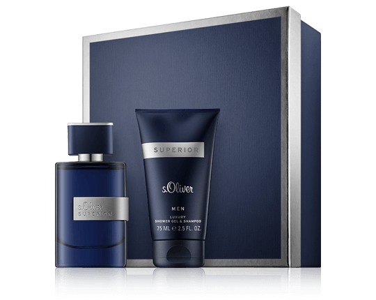 s.Oliver Superior Men Intense Blue Set mit Shower Gel 30ml-75ml