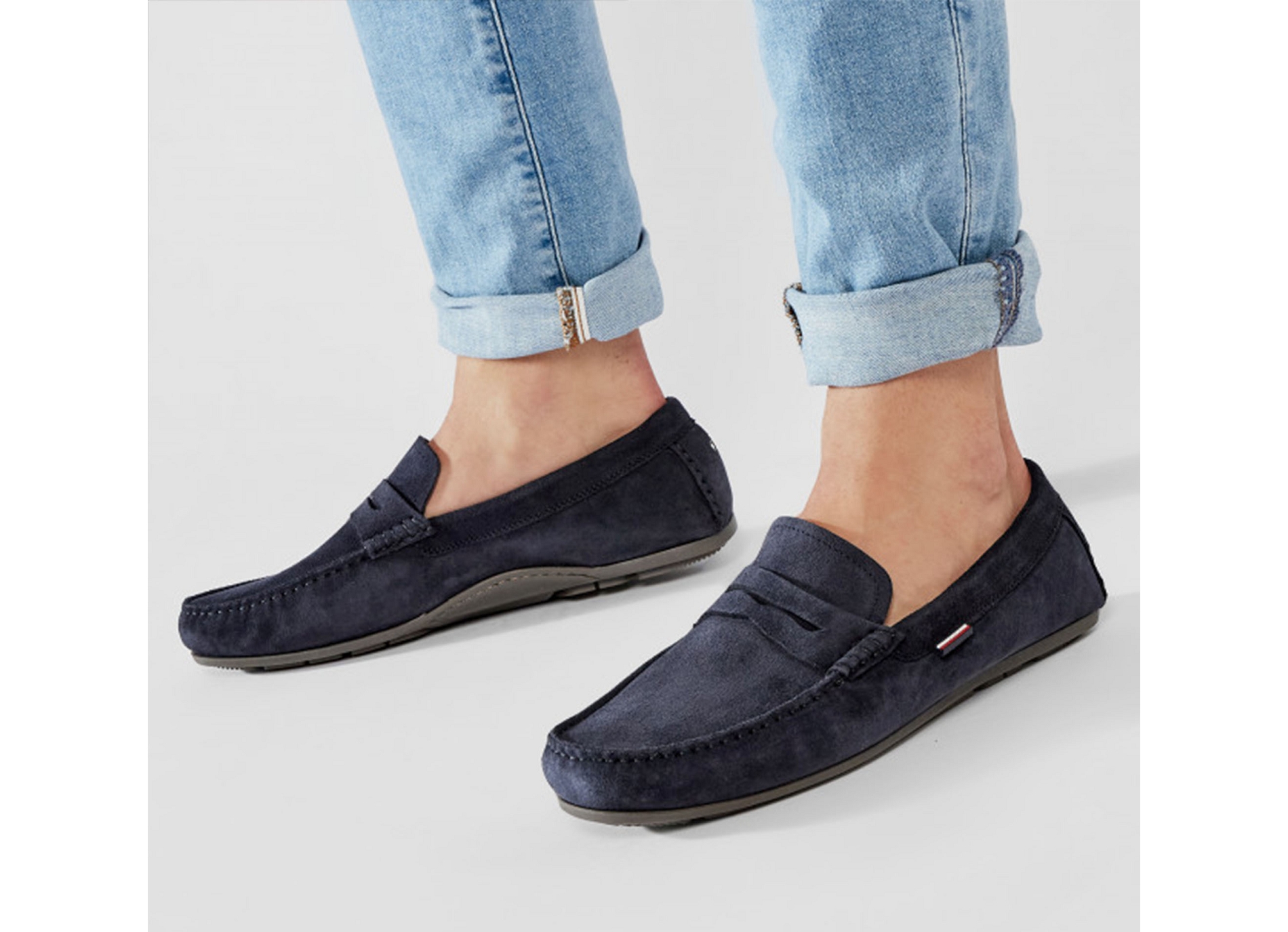 Classic suede driver 2725 marine