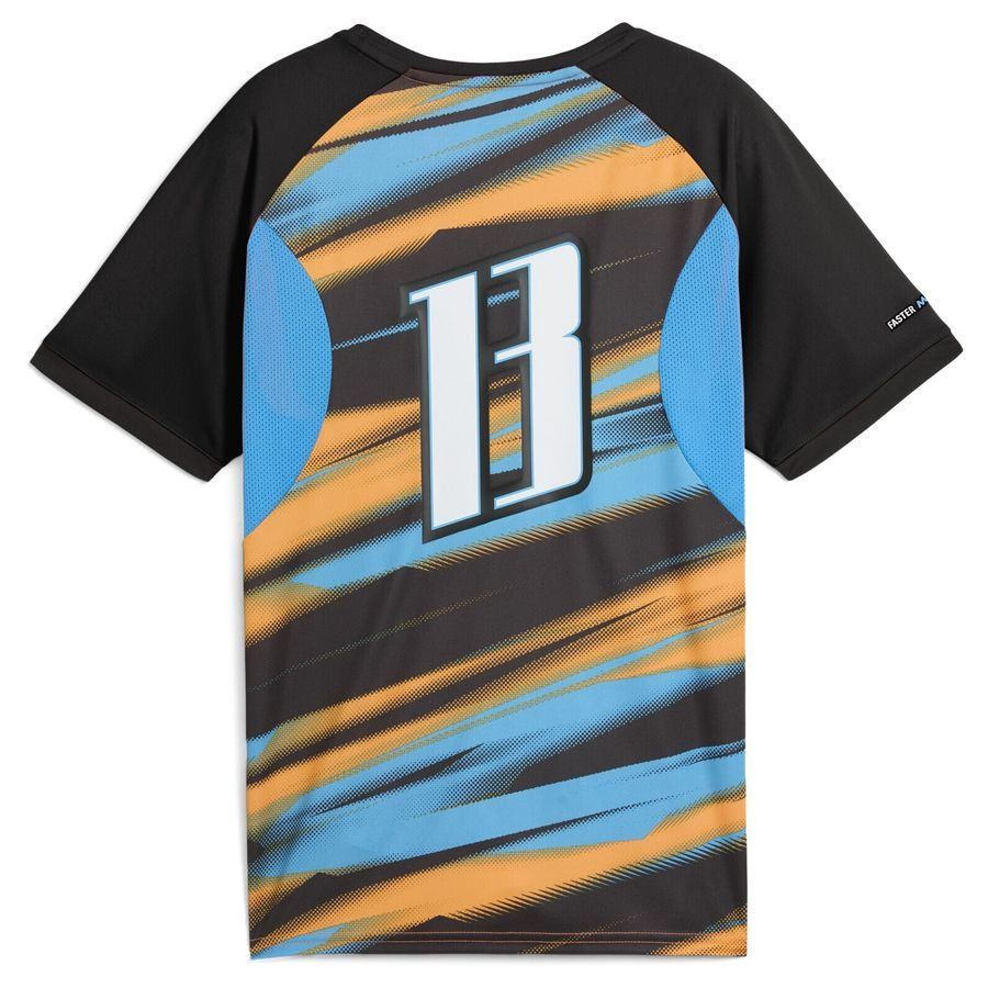 OM FASTER Jersey Jr Heat Fire-Bleu Azur