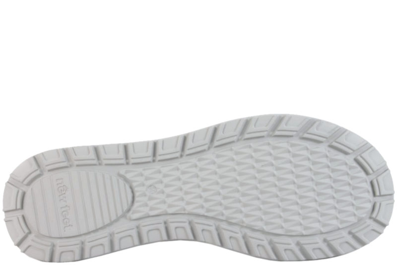 NEW FEET ARMY GRÅ SANDAL I PRÆGET NUBUCK