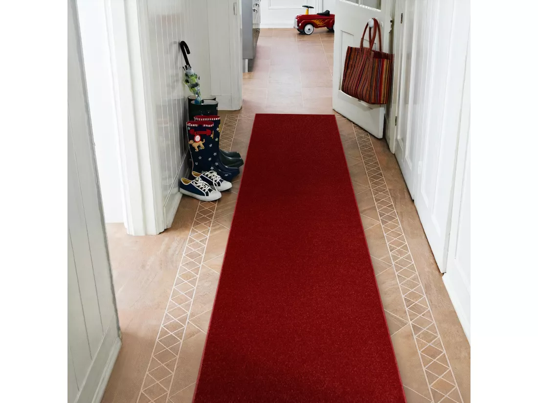 TAPIS DE COULOIR ETON 120 rouge 110x250 cm