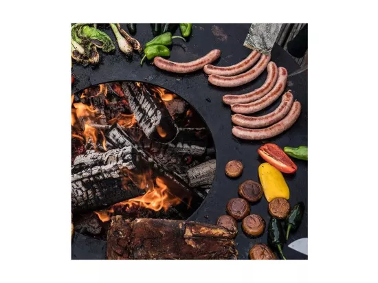 Barbecue brasero en acier Nero Hauteur 105 cm Diamètre 102 cm