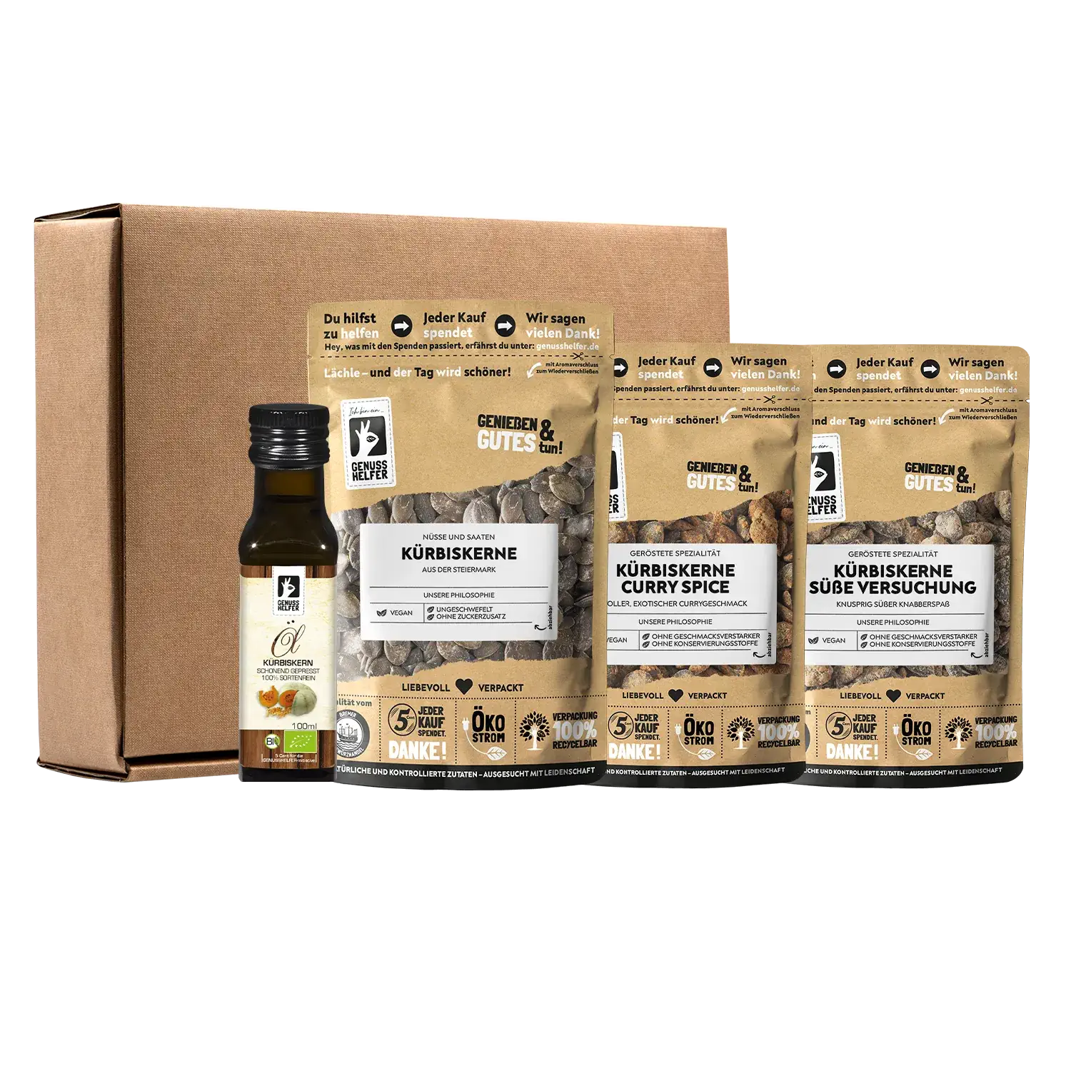 Genuss-Box - Kürbis, 4 Tlg.