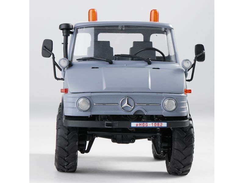 FMS Scale Crawler FXC24 Unimog 421 Grau, RTR, 1:24 FCX24 Mini Rock Crawler mit detaillierter Unimog Karosserie und 2-Gang Getriebe