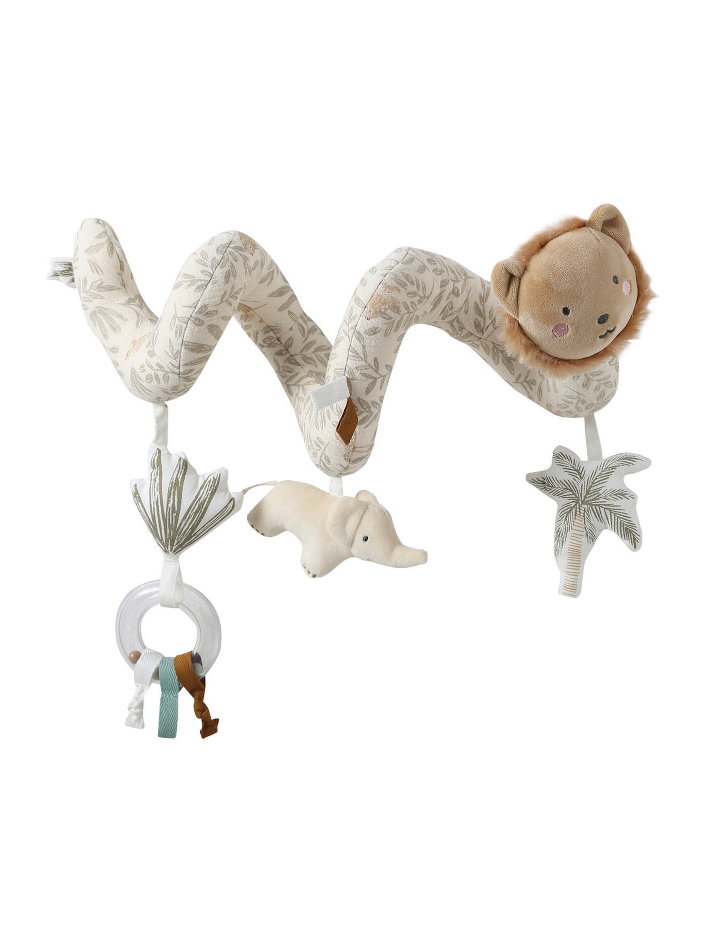 Vertbaudet Baby Activity-Spirale Samtlöwe BABYLON beige