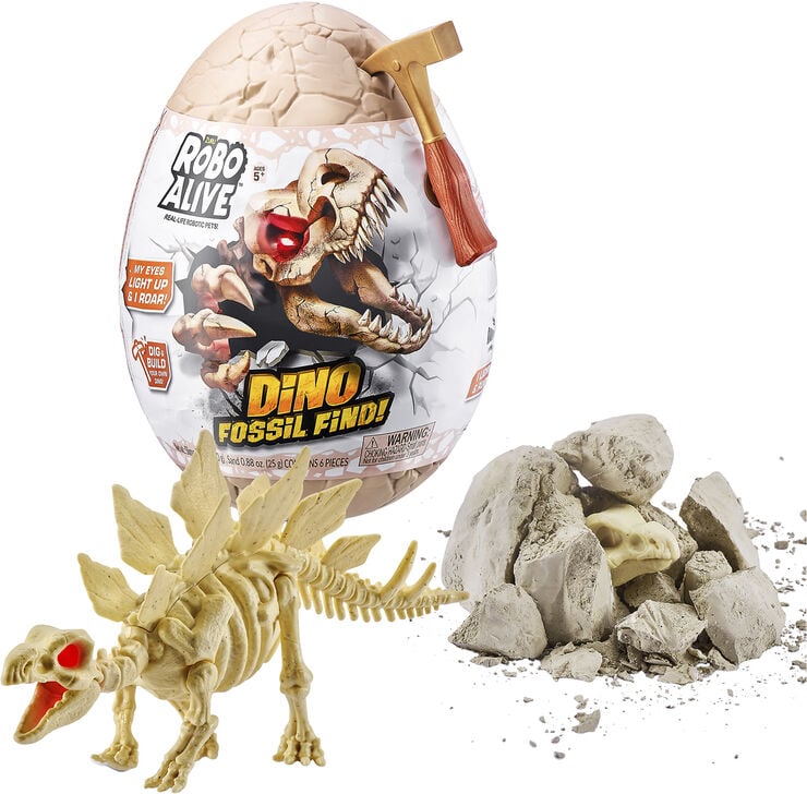 Roboalive Dino Fossil Find Surprise Egg