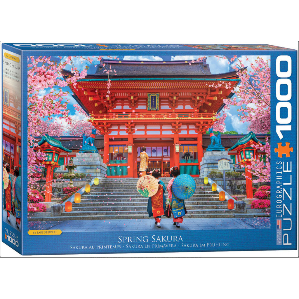Puzzle - Sakura Au Printemps - 1000 Pièces