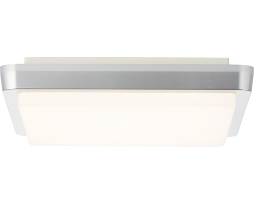 LED buitenplafondlamp 12W 1500 lm 3000K 28x28 cm zilver/wit