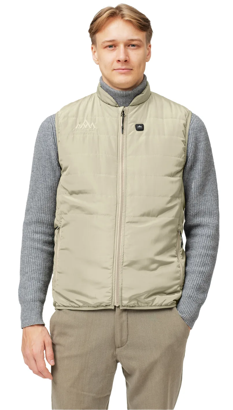 Heat Experience Men's HeatX Heated Everyday Vest Tidal Foam