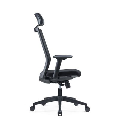 Fauteuil de bureau MAXIM - accoudoirs réglables - Appuie tête - noir