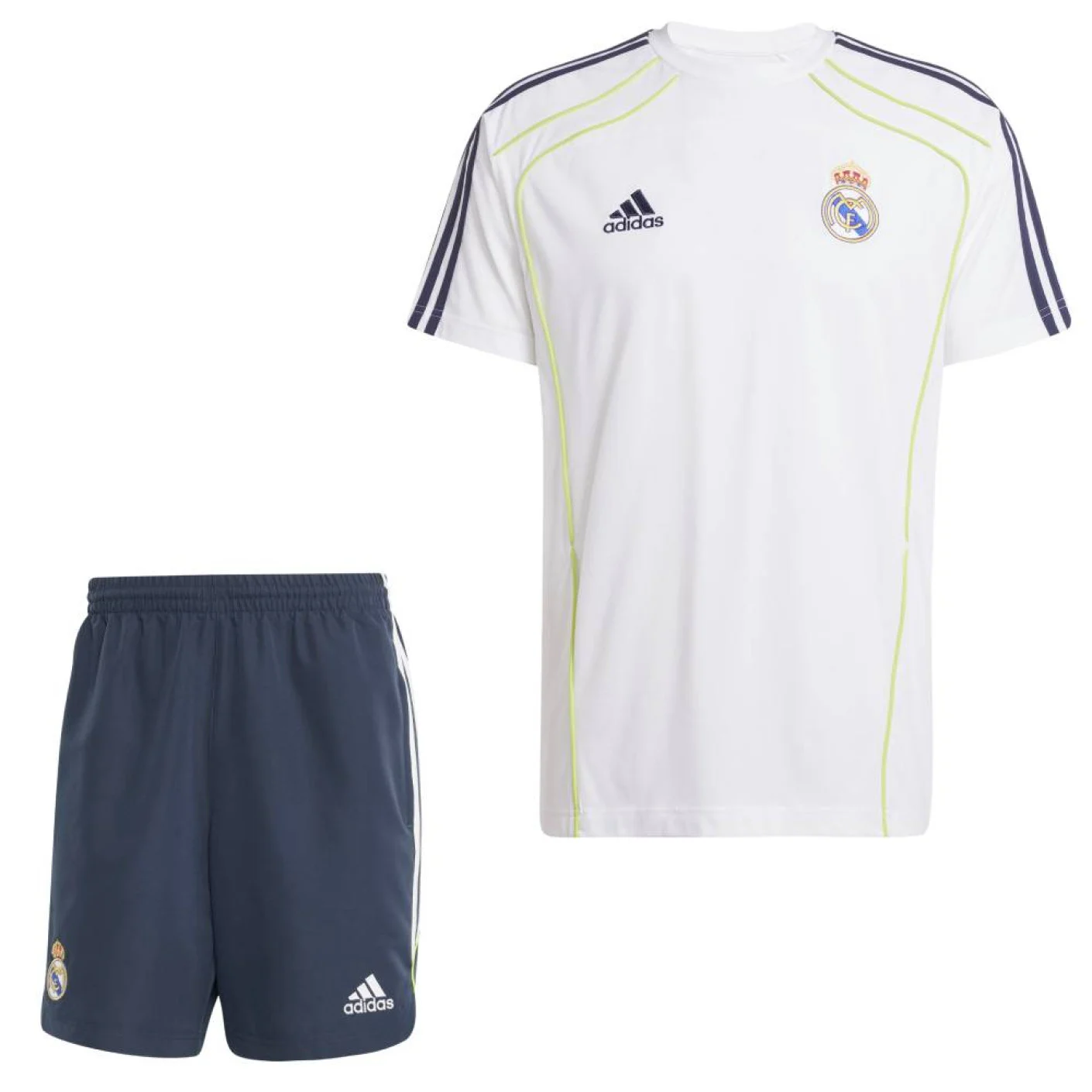 adidas Real Madrid Urban Purist Zomerset 2024-2025 Wit Donkerblauw Lichtgroen
