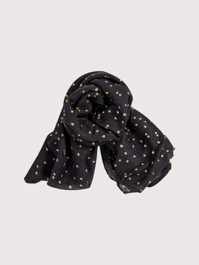 Foulard motif coeurs