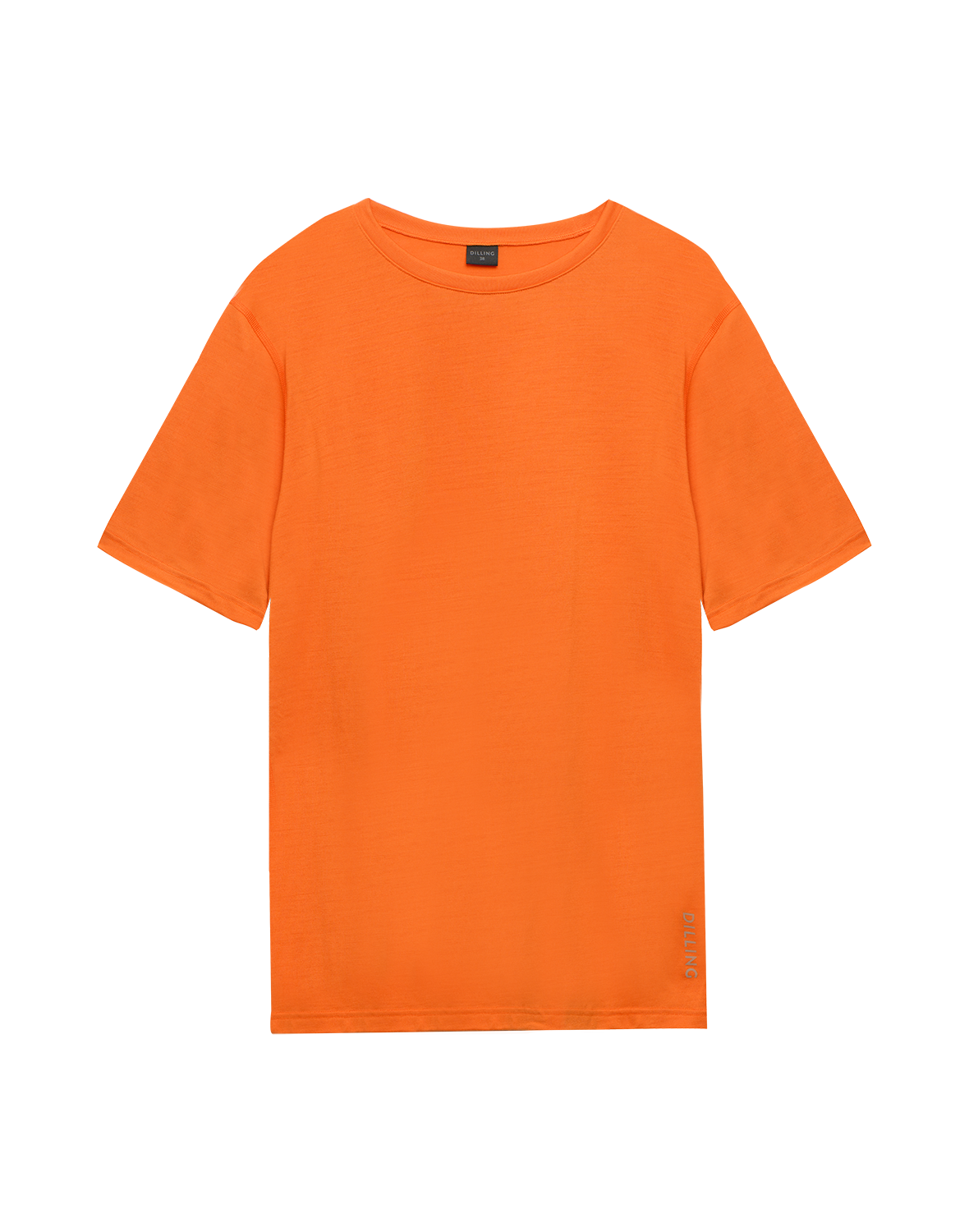 T-shirt van merinowol voor dames in Mos