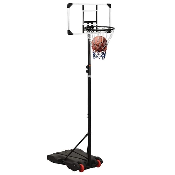vidaXL Basketballplate gjennomsiktig 216-250 cm polykarbonat