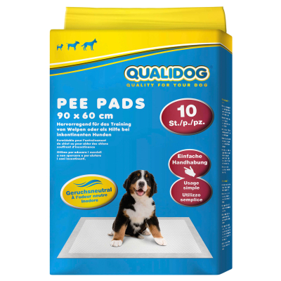 QUALIDOG Puppy Pee Pads geruchslos 10Stk. 90x60cm