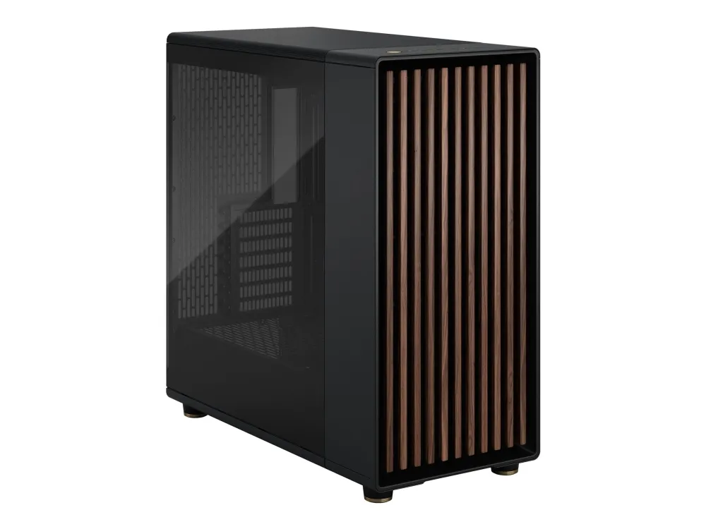 Fractal Design North XL - Tower - udvidet ATX - sidepanel med vindue (hærdet glas) - ingen strømforsyning (ATX) - charcoal black - USB/Audio/Mic