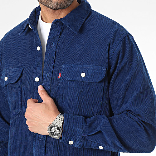 Chemise Manches Longues Relaxed Fit 19573 Bleu Roi