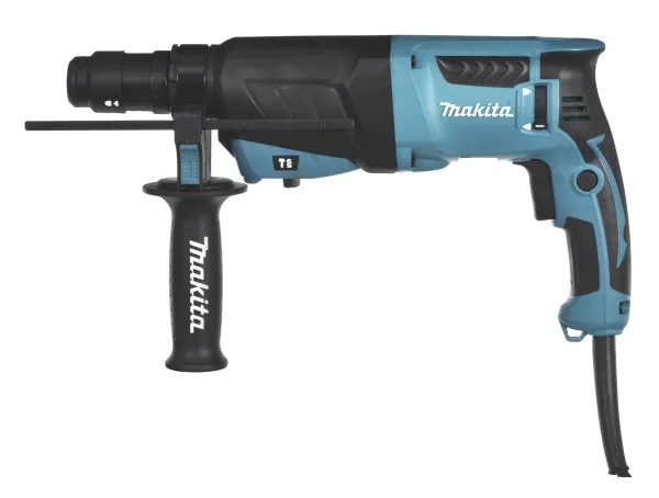 MAKITA SDS-PLUS BOREHAMMER MED SMEDEMULIGHED 800W 2.4J   EKSTRA HÅNDTAG HR2630T