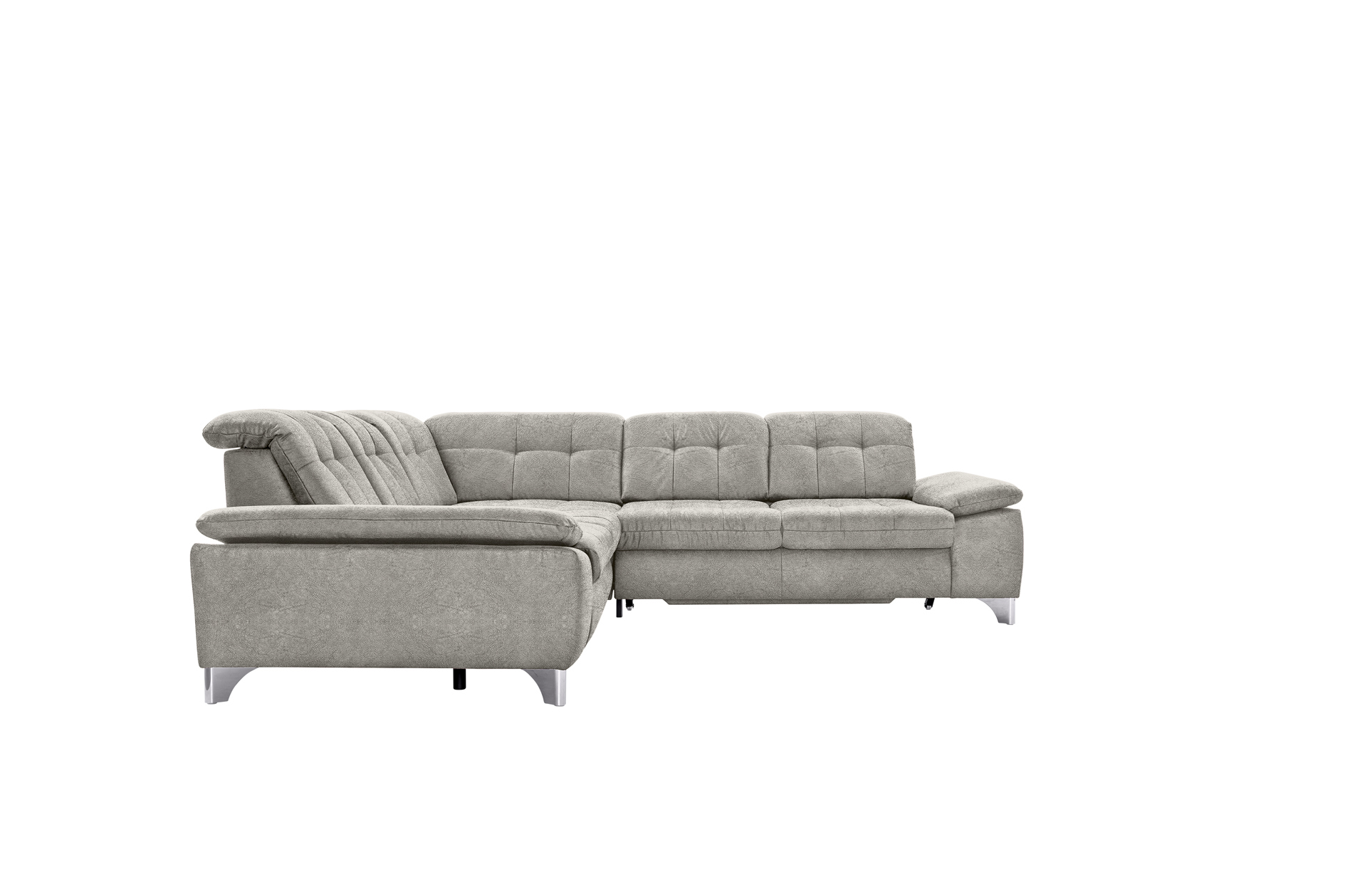 polsterpower Ecksofa - Saddle alu - Basismodell - links