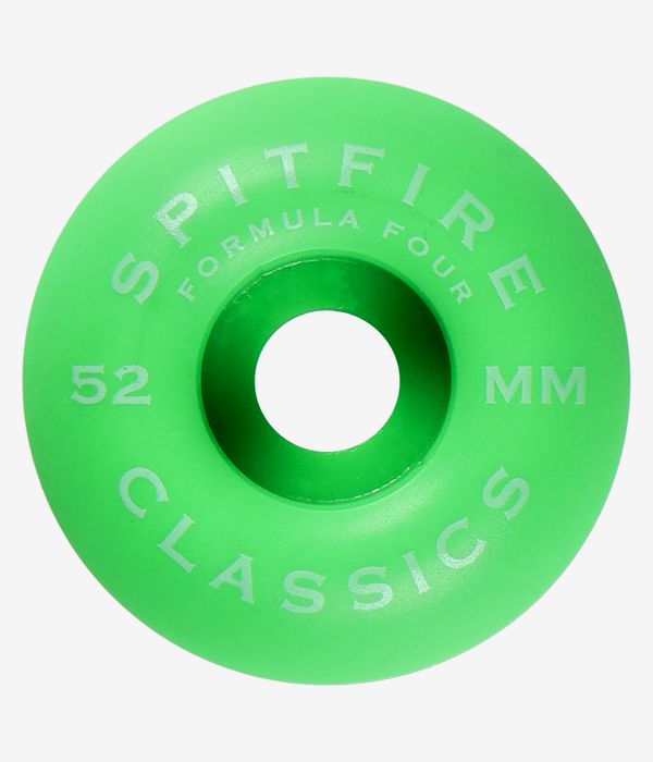 Spitfire Formula Four Classics Rollen (neon green) 52 mm 99A 4er Pack