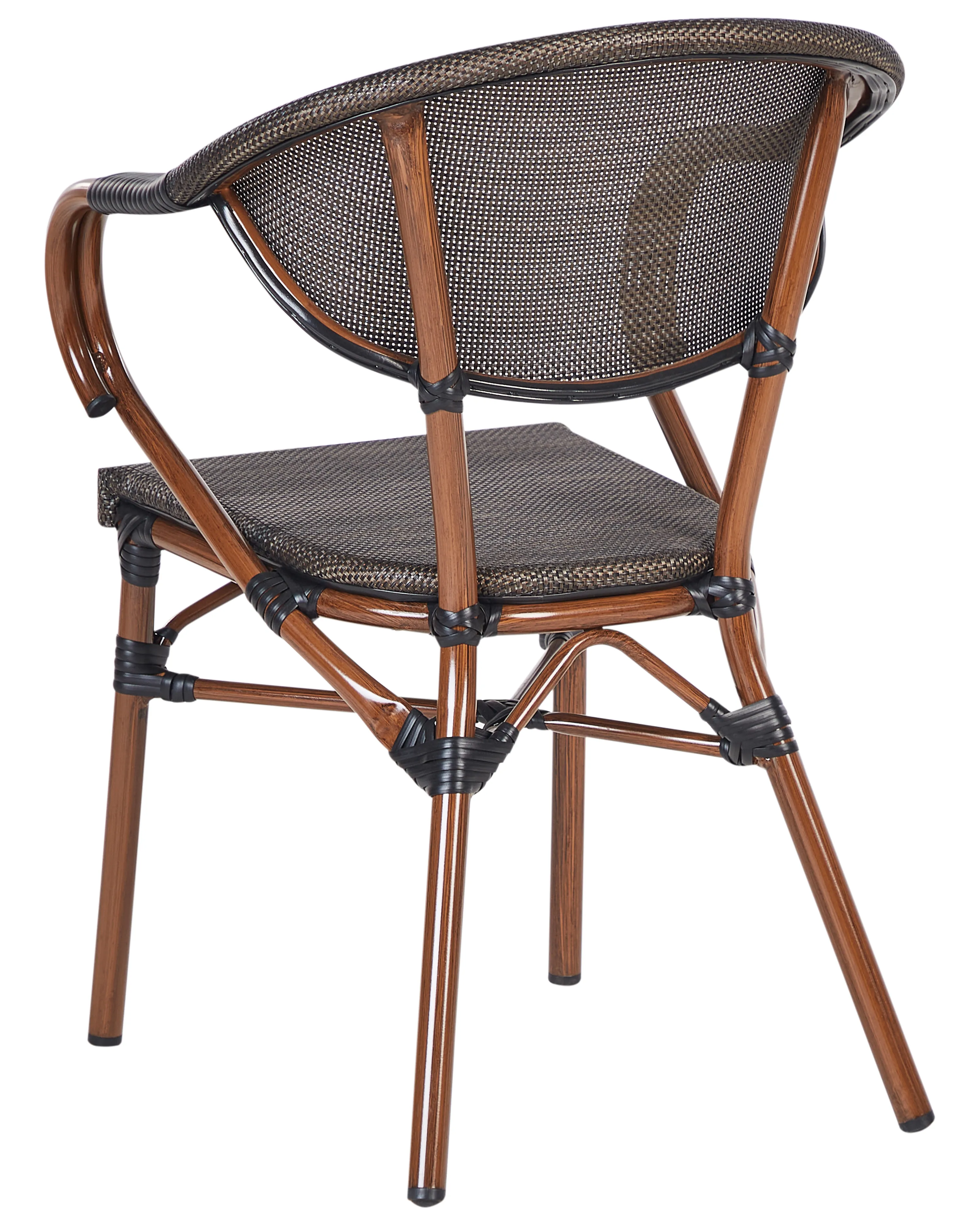 Set van 4 tuinstoelen CASPRI II Metaal Grijs
