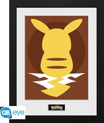 Pokemon - Framed Print Pikachu Silhouette 25 - 30X40